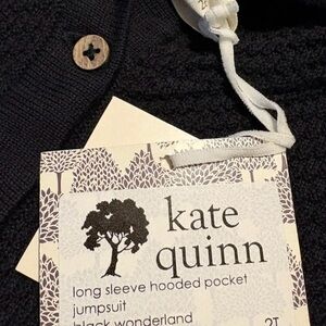 Kate Quinn Charcoal Knit Hoodie